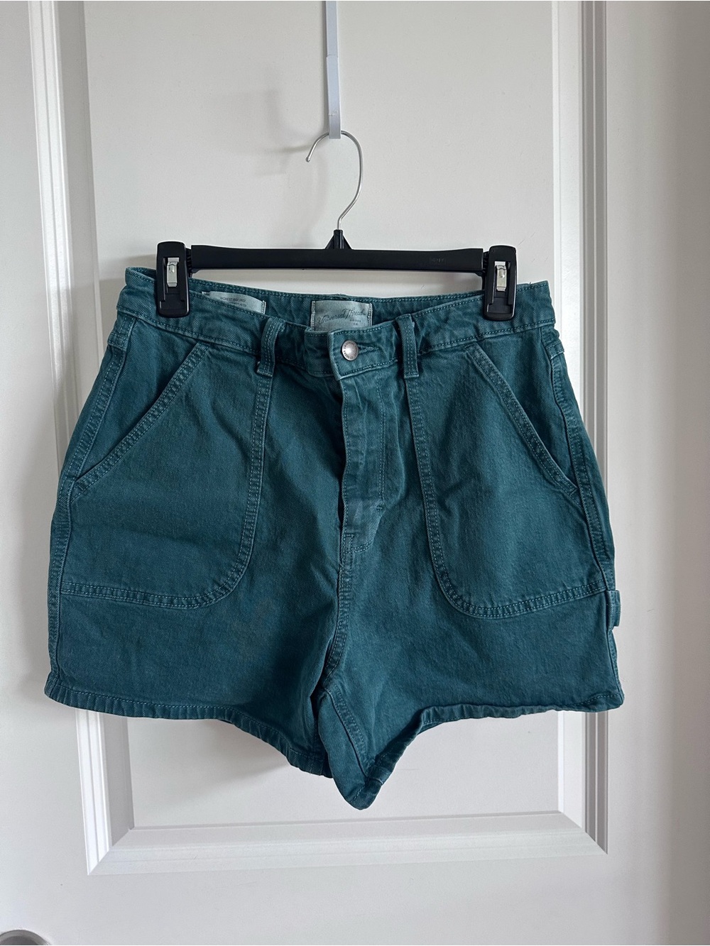 Universal Thread High-Waist Teal Utility Shorts